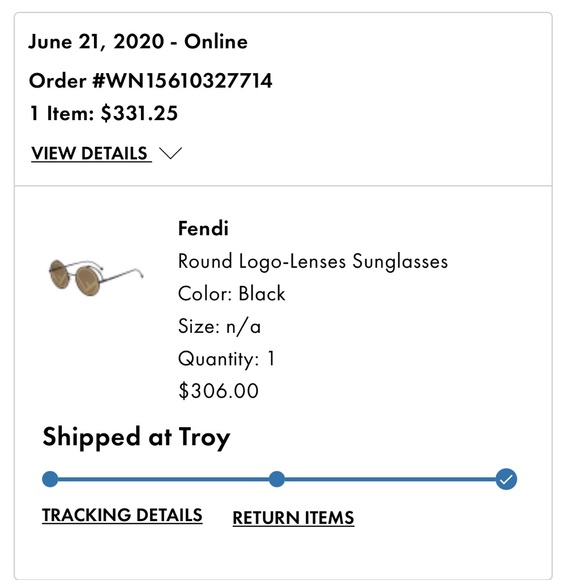Fendi logo round sunglasses - Picture 3 of 7